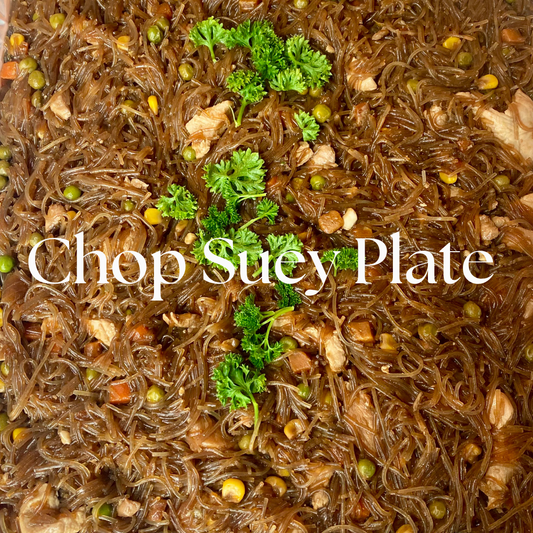 Regular plates - Chop Suey on Rice